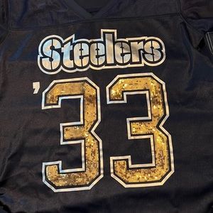 Steelers Jersey Victoria’s Secret Pink with sequins